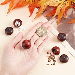 Pendentifs bijoux en bois de boîte à pommes&nbsp;WOOD-WH0027-64