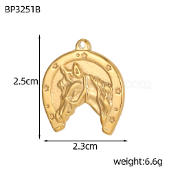 Anhänger aus Edelstahl 304&nbsp;STAS-OY006-05G