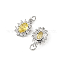 Pendentifs en laiton Shegrace sertis de micro-pavés de zircone cubique&nbsp;XGRQ2O689-446C-P