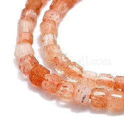 Natürliche sunstone Perlen Stränge&nbsp;G-P457-B01-17