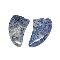 Natürliche blaue Stelle Jaspis Gua Sha Bretter&nbsp;G-O175-02