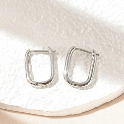 Messing huggie Creolen&nbsp;EJEW-P189-01P