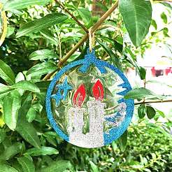 Moules en silicone pour grands pendentifs sur le thème de noël&nbsp;DIY-L067-B10