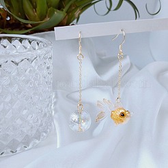 Kits de fabrication de boucles d'oreilles cadeau de noël bricolage&nbsp;DIY-JP0005-79