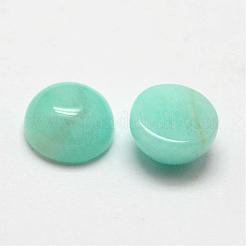 Cabochons d'amazonite naturelle en forme de dôme/demi-rond&nbsp;G-O146-02B
