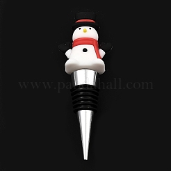Weinflaschenverschlüsse aus Aluminiumlegierung und PVC mit Weihnachtsmotiv&nbsp;FIND-Q091-01D