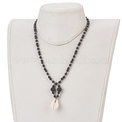 Collane ciondolo conchiglia ciprea&nbsp;NJEW-JN02290