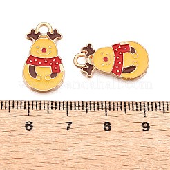 Noël alliage thème pendentifs émail&nbsp;ENAM-T020-10S