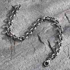 Bracelets à chaîne en acier inoxydable 304 résistant au ternissement&nbsp;LS-BJEW-I202-02B