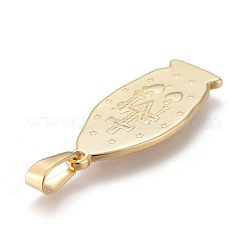 Pendentifs Dame de Guadalupe en acier inoxydable 304&nbsp;STAS-F252-04G