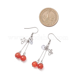 Orecchini a lobo cat eye&nbsp;EJEW-JE06493-03
