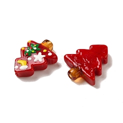 Handgefertigte Bunte Malerei-Perlen zum Thema Weihnachten&nbsp;LAMP-G162-06B