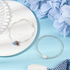 Bracelets extensibles en perles de rocaille en verre pour femmes&nbsp;BJEW-JB11638