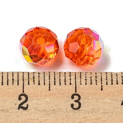 Perles en verre electroplate&nbsp;EGLA-Z004-01B-19
