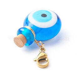 Lampwork handmade pendenti bottiglia di profumo&nbsp;HJEW-JM00518