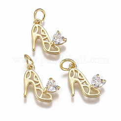 Charms a spillo in ottone con micro pavé di zirconi&nbsp;ZIRC-F111-13