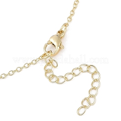 Collares con colgante inicial con forma de concha chapados en oro de 18k estilo bohemio de playa de verano&nbsp;IL8059-12