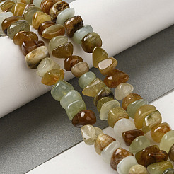 Natur Xiuyan Jade Perlen Stränge&nbsp;G-B078-G04-01