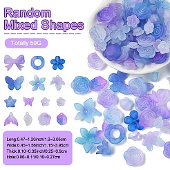 50g de perles acryliques transparentes&nbsp;OACR-YW0002-44A