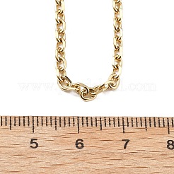 Collares de cadena de cable de acero inoxidable 304 de 3 mm&nbsp;NJEW-T016-09G