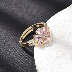 Polsini aperti in ottone con micro pavé di zirconi&nbsp;CU-CBA5C10-03G