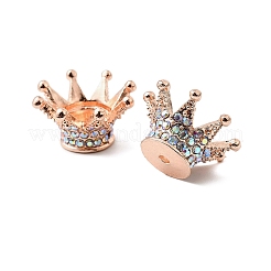 Legierung Strass Krone Perlen&nbsp;FIND-NH0001-19RG