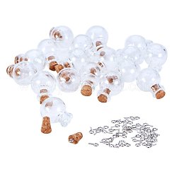 Bouteilles de verre bocal en verre&nbsp;AJEW-PH0015-03