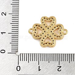 Placcatura in ottone con micro pavé di zirconi cubici trasparenti&nbsp;KK-A234-042G