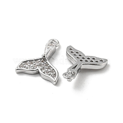 Ciondoli in ottone zirconi chiari micro pavé&nbsp;KK-H460-34P
