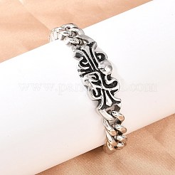 Braccialetti di collegamento in acciaio inox&nbsp;BJEW-D379-12ASP