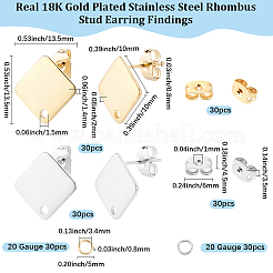 180 kit de 6 styles pour fabriquer soi-même des boucles d'oreilles&nbsp;STAS-BBC0010-48