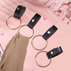 4 x Handtuchhalter aus PU-Leder&nbsp;HJEW-CN0001-34A