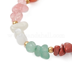 Pulseras de cuentas de piedras preciosas naturales para mujer&nbsp;BJEW-JB12148