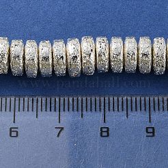 Galvanisierte natürliche Lavasteinperlenstränge&nbsp;G-I360-A03-04