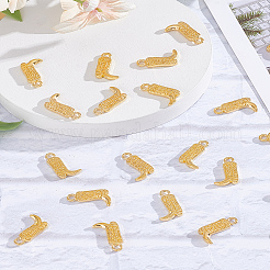 60 pièces pendentifs en alliage de style tibétain&nbsp;FIND-LP0001-76G