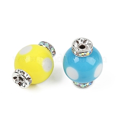 Perles de strass en résine &nbsp;RESI-B030-01B-03