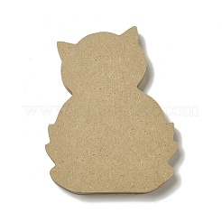Cabochons en bois imprimés simple face d'automne&nbsp;WOOD-I010-03B