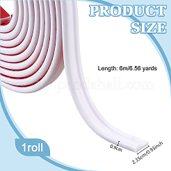 6 m selbstklebende flexible Formleiste aus TPE&nbsp;DIY-WH0349-491B