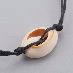 Verstellbare Kaurimuschel-Fußkettchen&nbsp;AJEW-AN00242