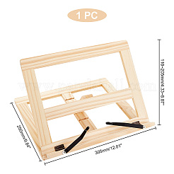 Support d'affichage de livre en bois pliable&nbsp;ODIS-WH0027-056
