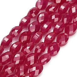 Brins de perles de corindon rouge cultivées en laboratoire&nbsp;GG-CBAC488-01C