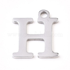 Anlaufgeschützte Charms aus Edelstahl 201&nbsp;STAS-Q237-M002-2