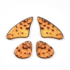 2 paio di ciondoli a forma di farfalla in resina epossidica di 2 misure&nbsp;EJEW-TAC0021-03E-01