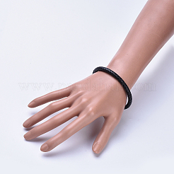 Geflochtene Lederbandarmbänder für Männer&nbsp;BJEW-JB04255-02
