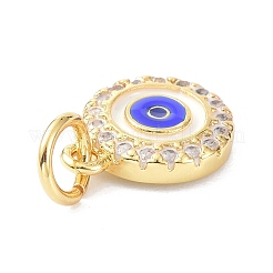 Charms in ottone con zirconi smaltati&nbsp;ZIRC-C022-34G