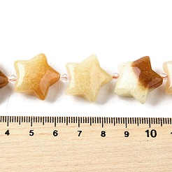 Natürlichen Topas Jade Perlen Stränge&nbsp;G-U023-C01-06