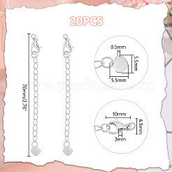 20 extensor de cadena de acero inoxidable 304&nbsp;STAS-UN0060-87P