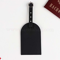 Cuthollow 4 Stück Gepäckanhänger aus PU-Leder&nbsp;OFST-CL0001-01B-03