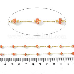 Cadenas de acero inoxidable 304 con recubrimiento iónico (IP)&nbsp;AJEW-Q150-08G-06
