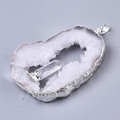 Natürliche druzy Achat große Anhänger&nbsp;G-R458-05B
